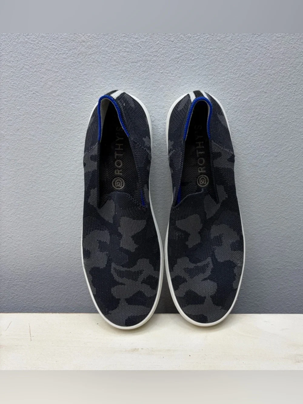 Rothy’s Grey Camo Casual Shoes Size 9.5